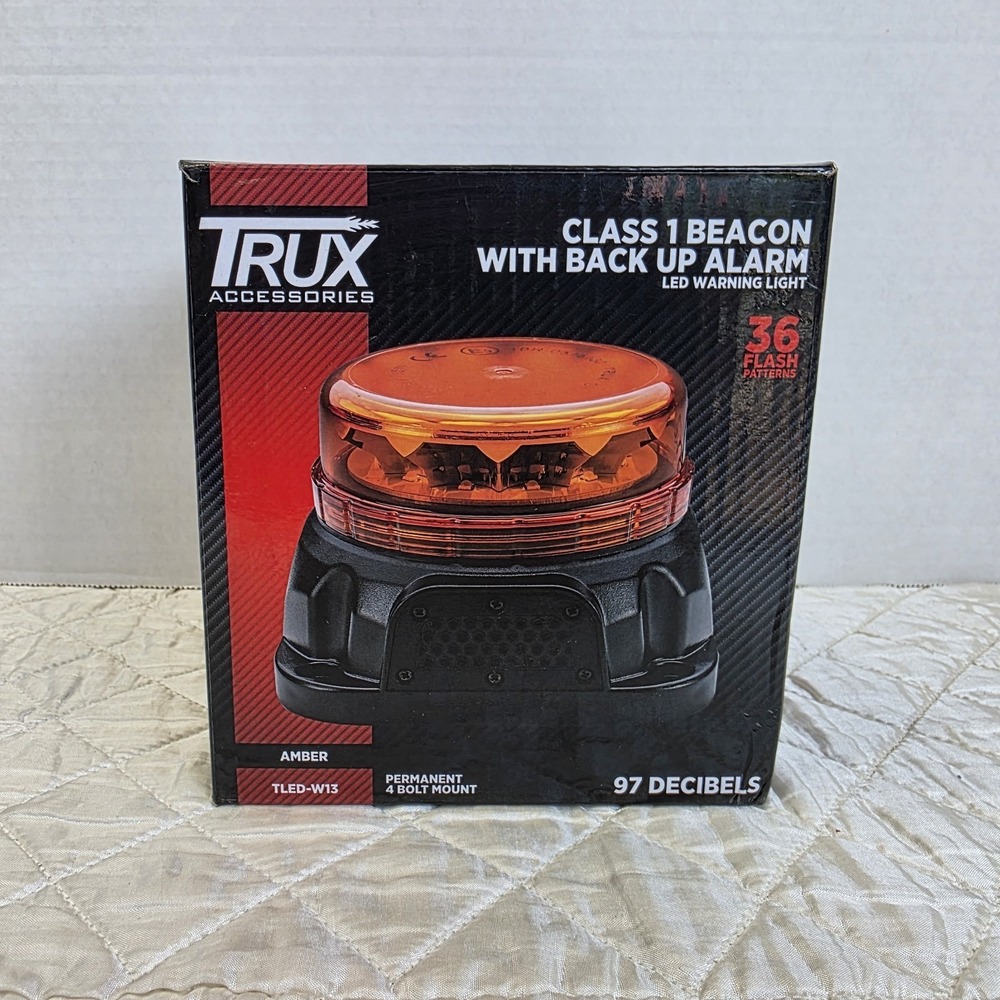 Trux Accessories TLED-W13 Class 1 Beacon Back Up Alarm Plow Light Work Truck